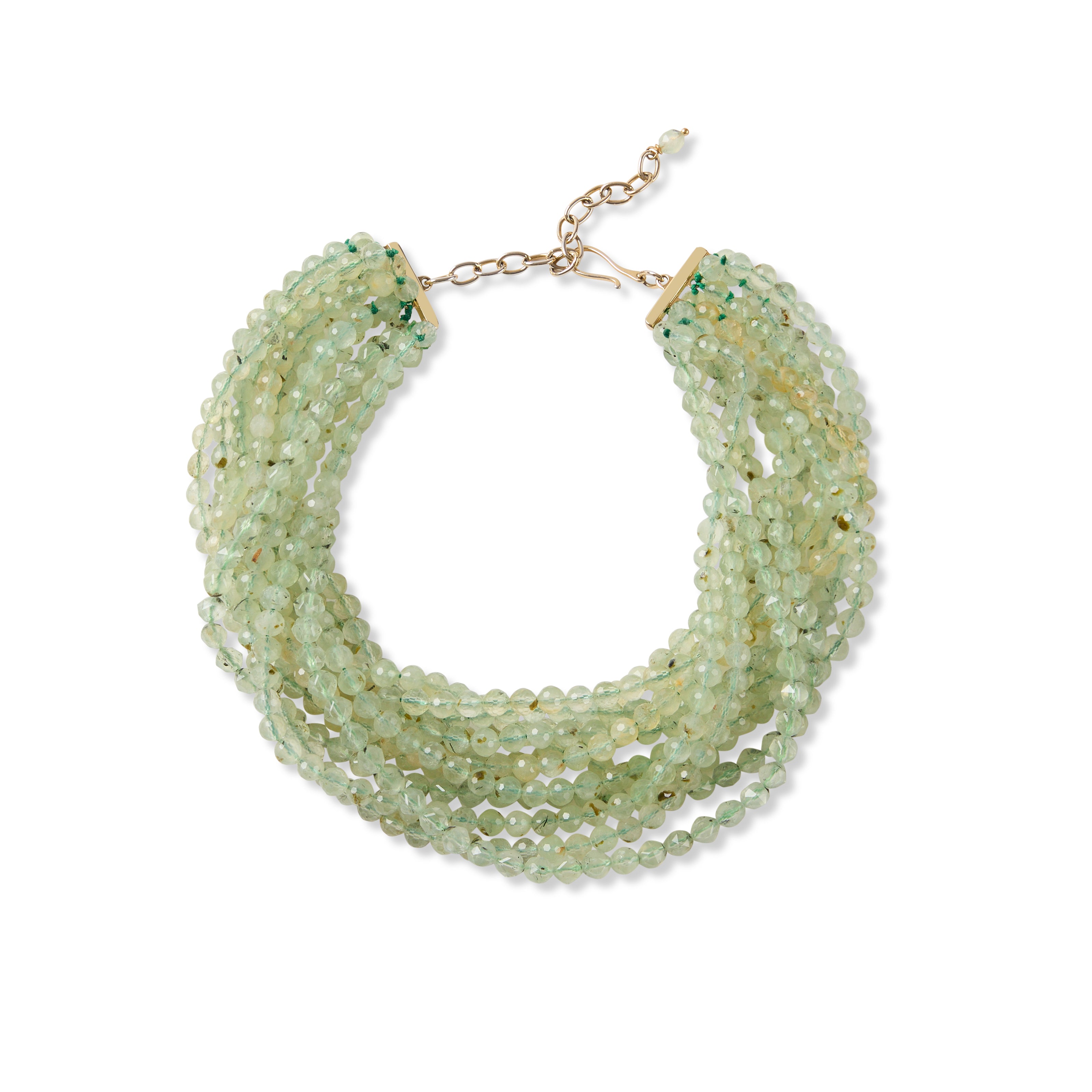 lOrnella collana in prehnite