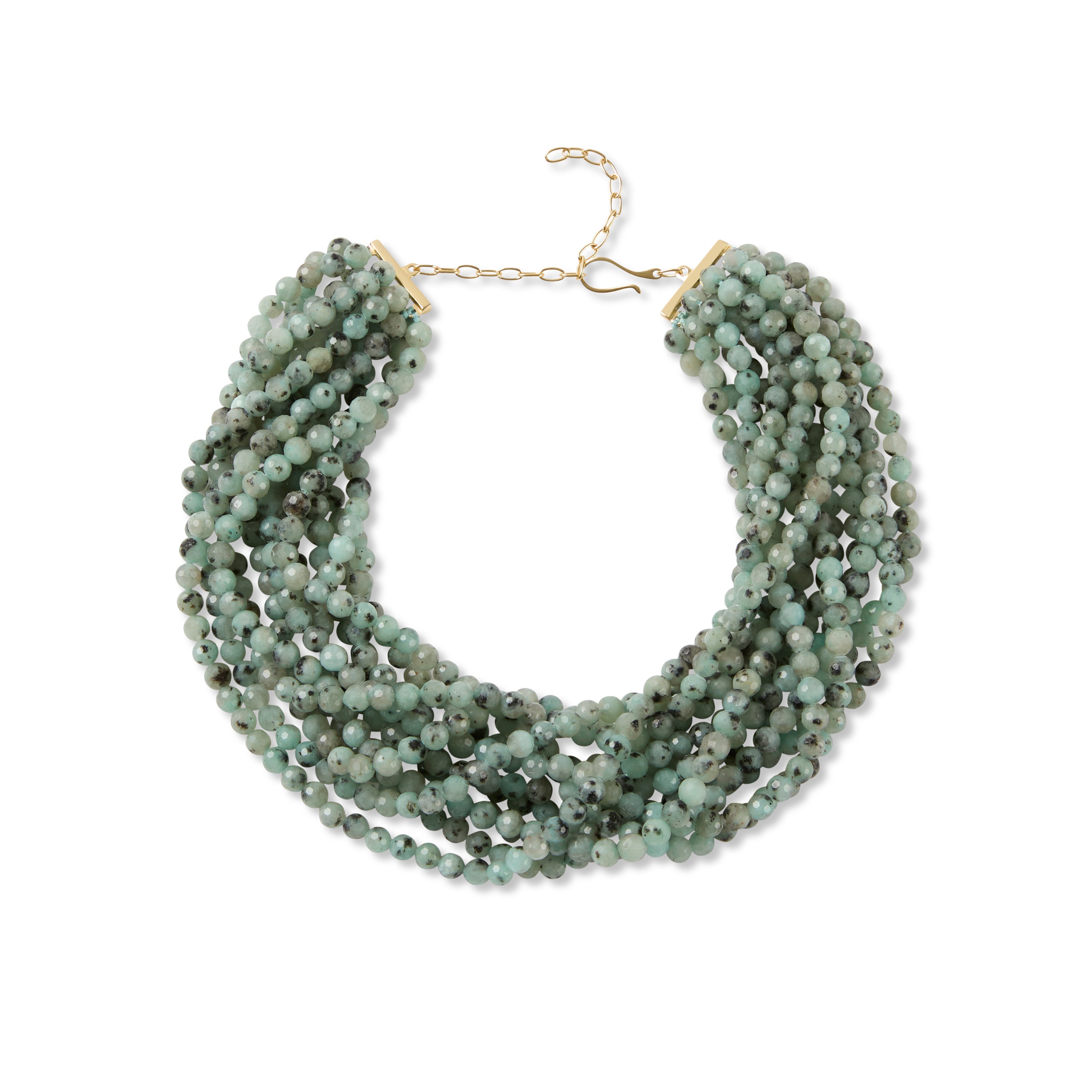 lOrnella collana in kiwi diaspro