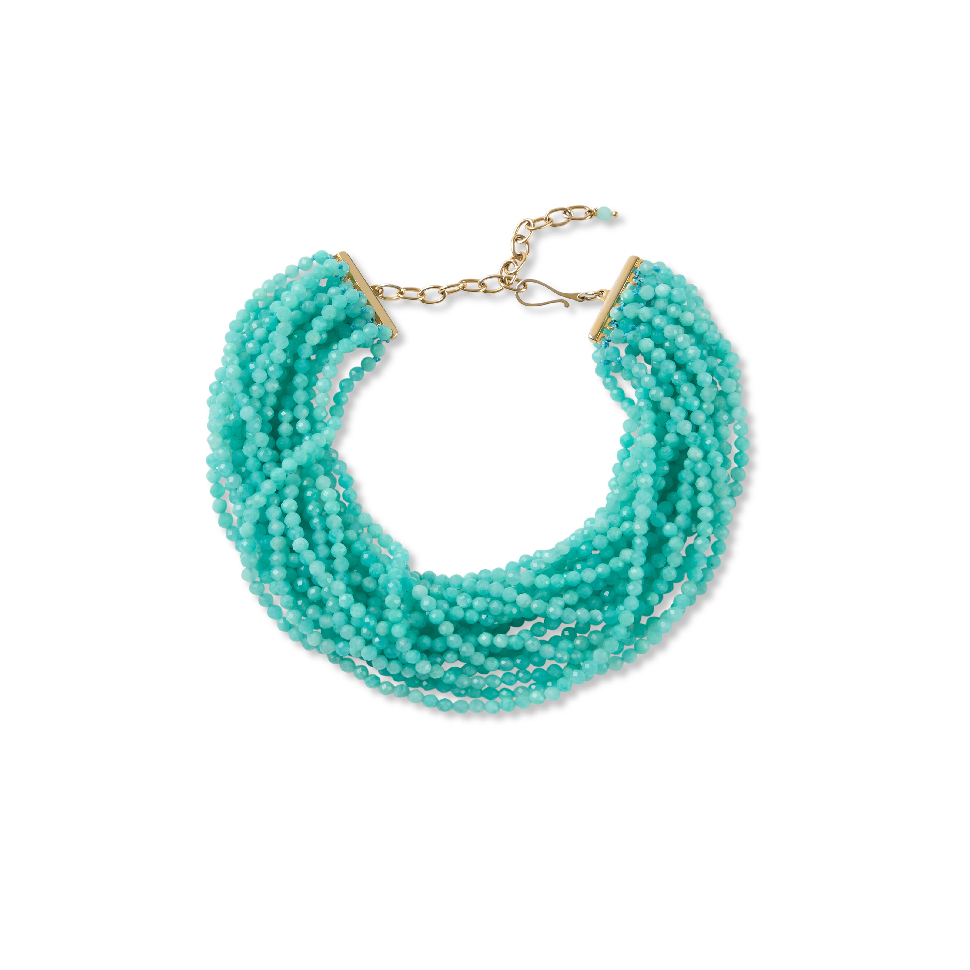 LaGnocchetta collana in amazzonite