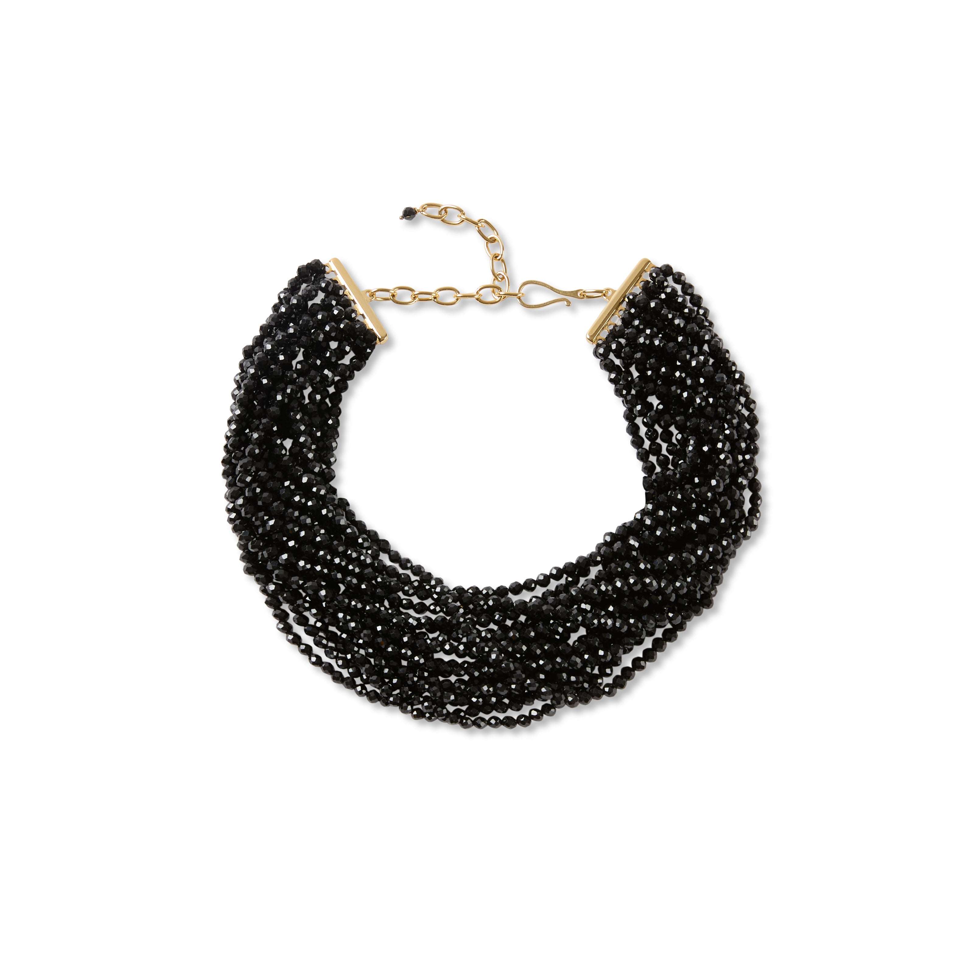 LaGnocchetta collana in spinello nero