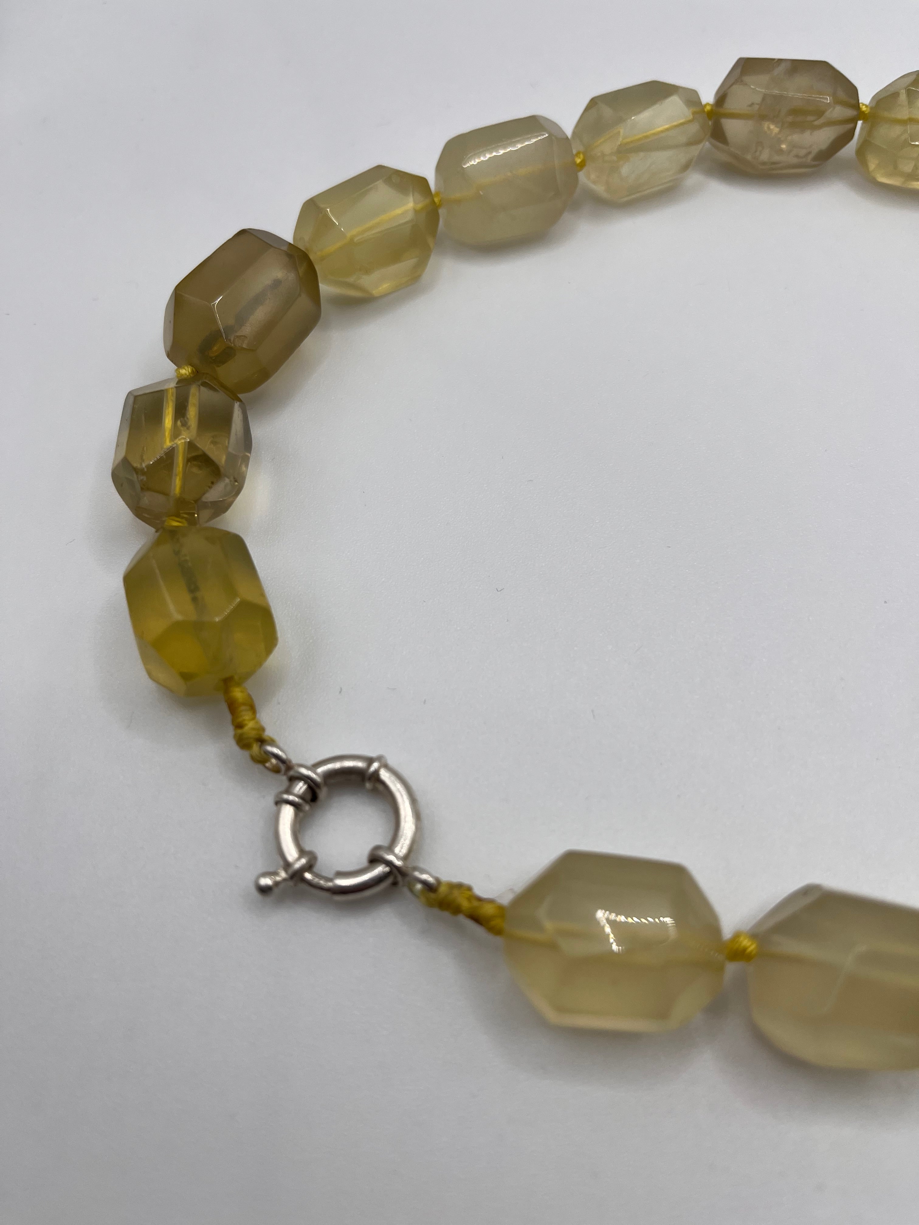 LaMina collana in quarzo citrino