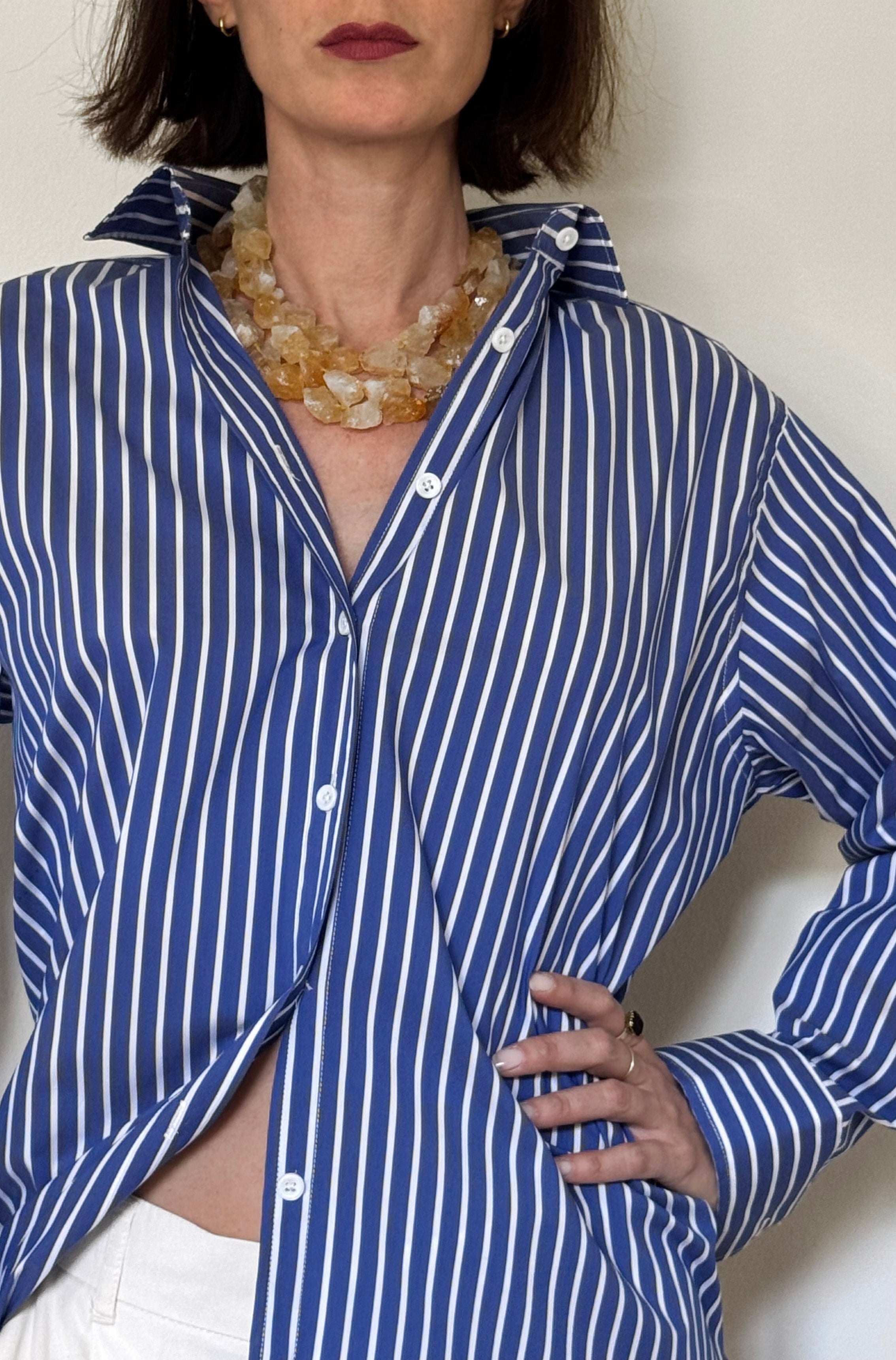 Camicia Lamentana in cotone a righe
