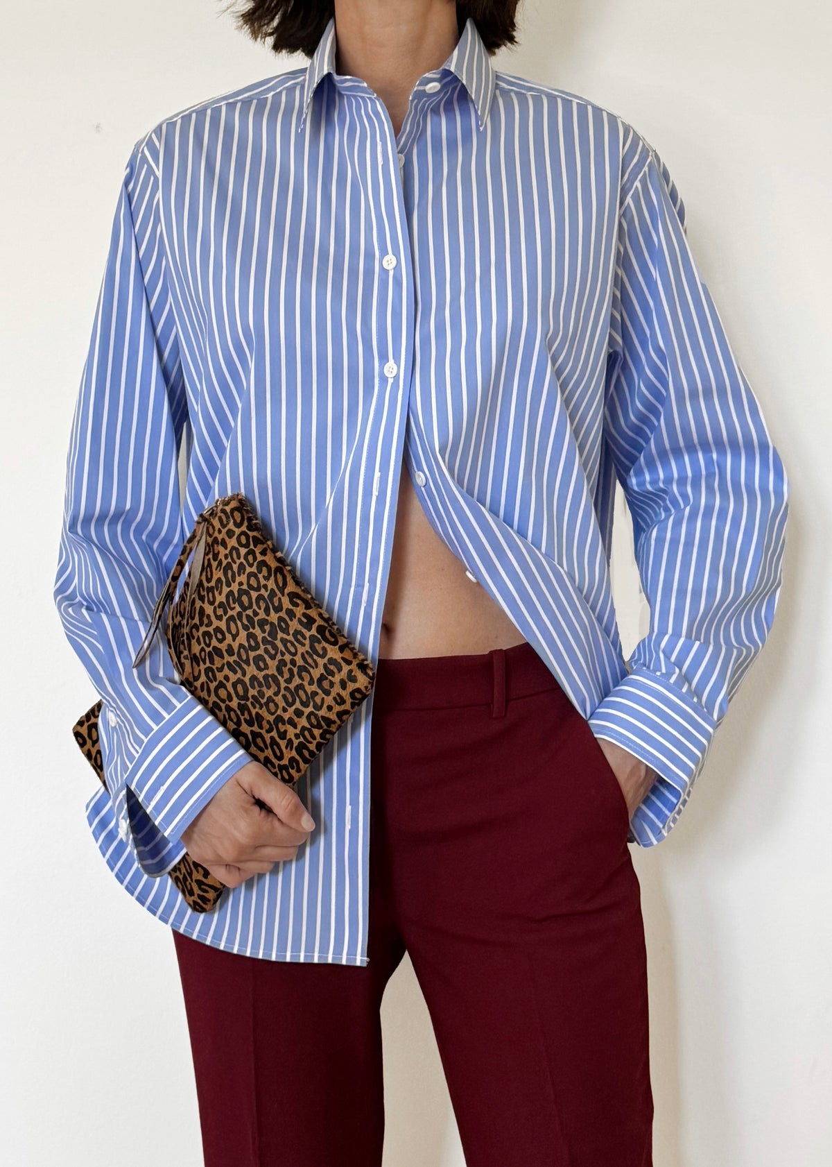 Camicia Lamentana in cotone a righe