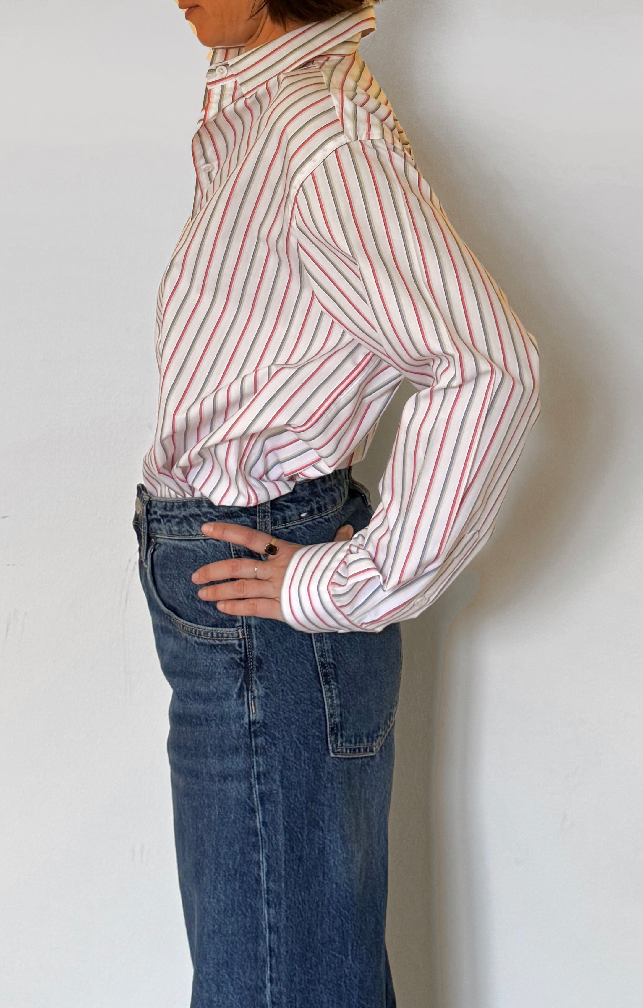 Camicia Lamentana in cotone a righe