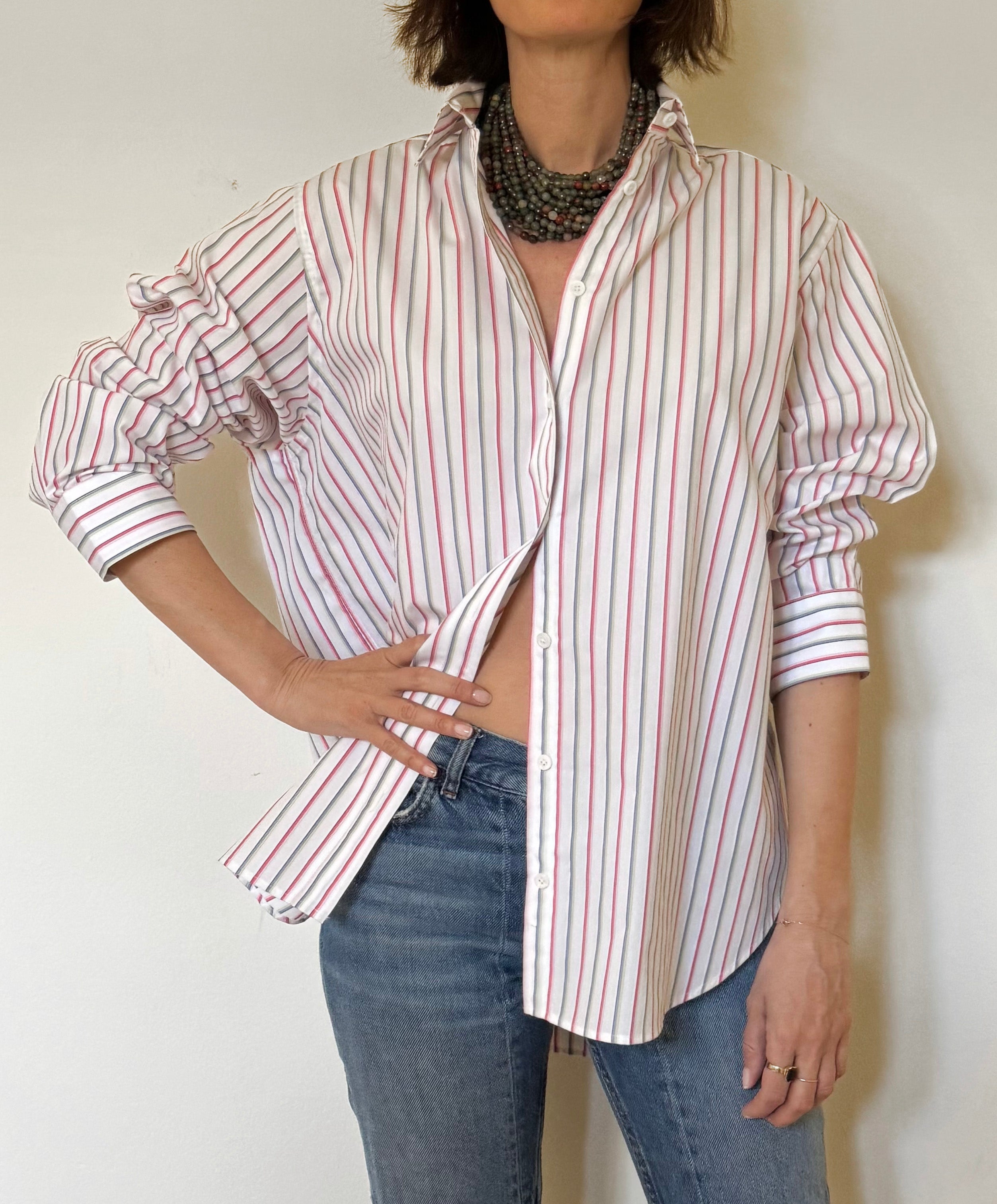 Camicia Lamentana in cotone a righe
