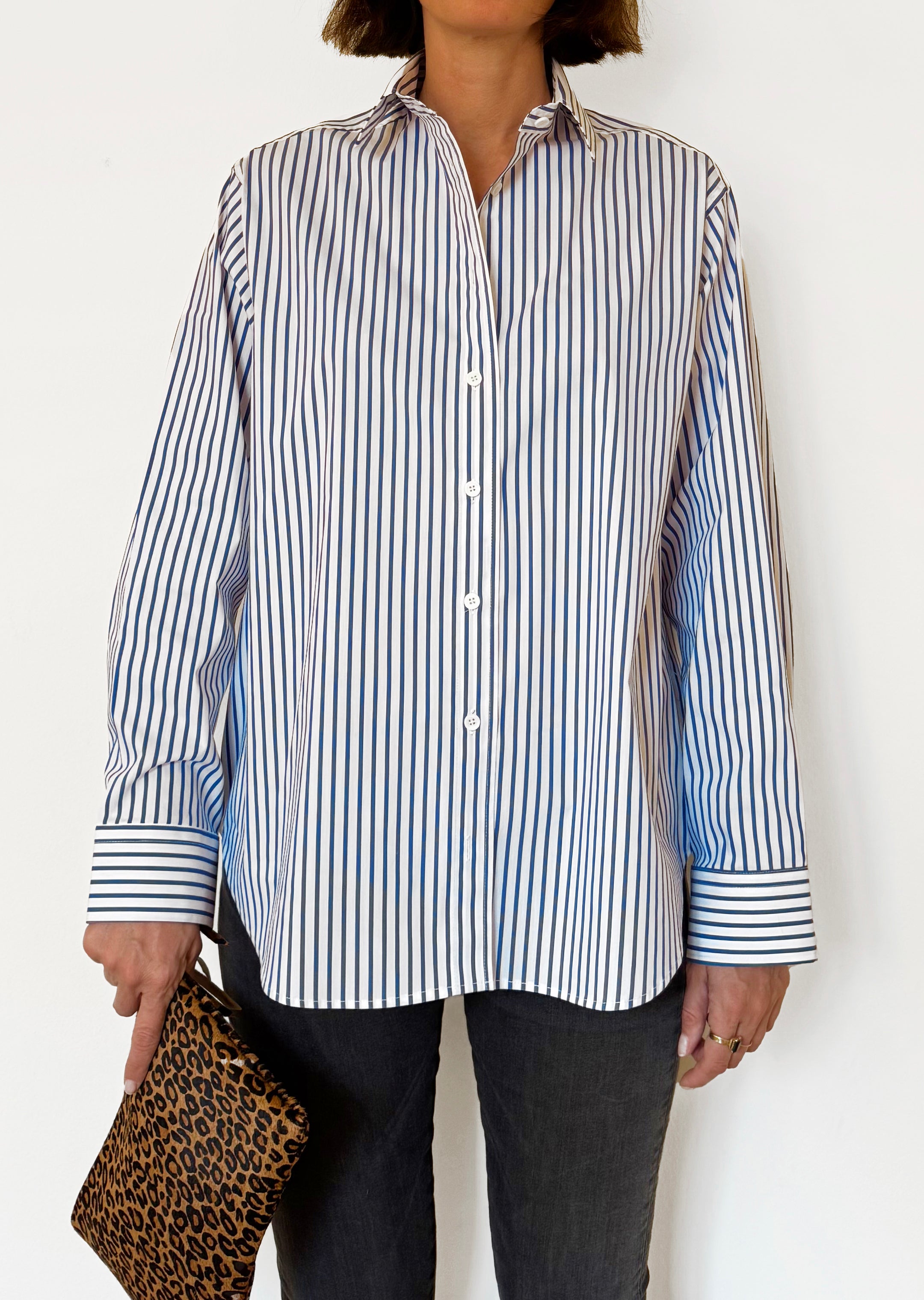 Camicia Lamentana in cotone a righe