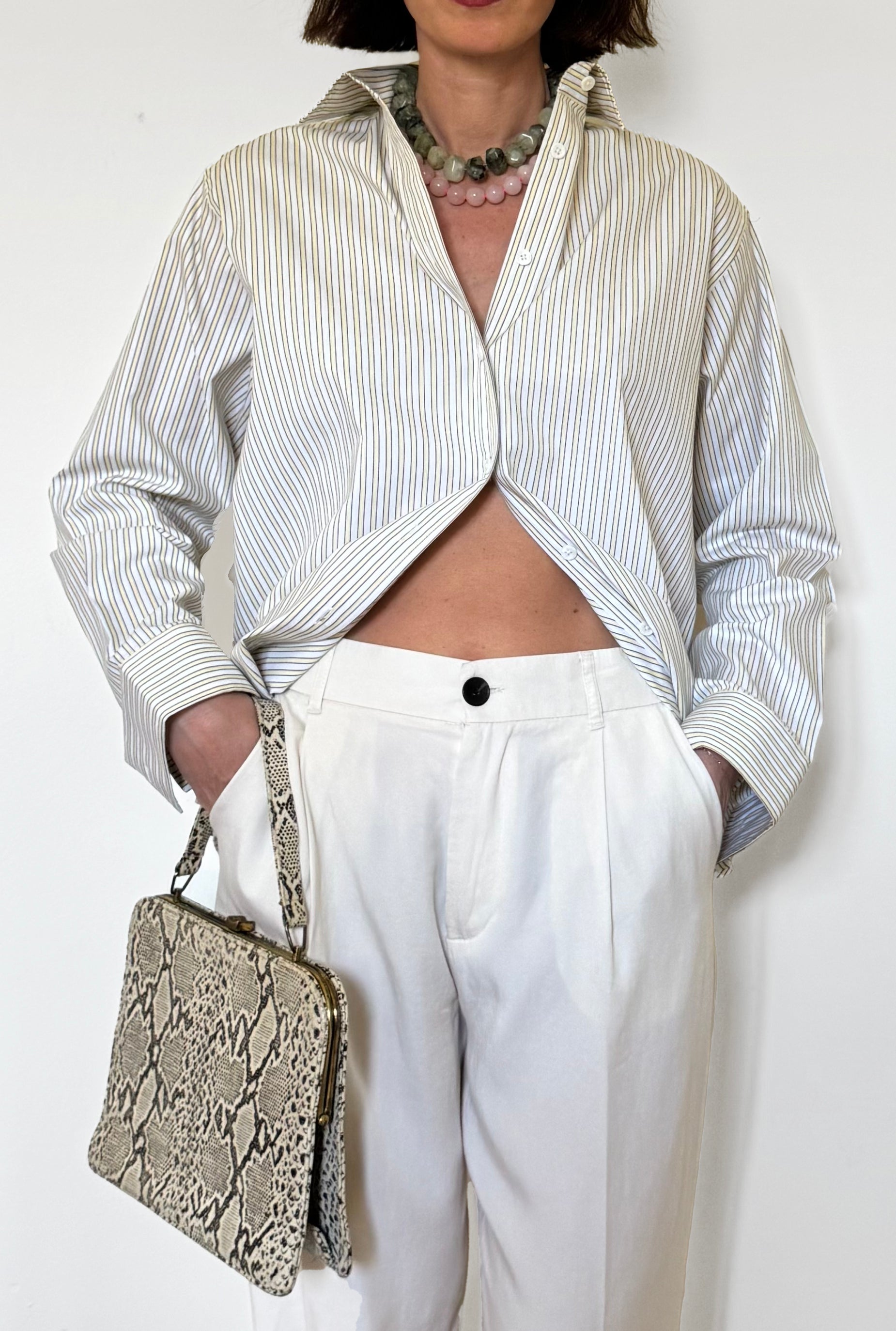 Camicia Lamentana in cotone a righe