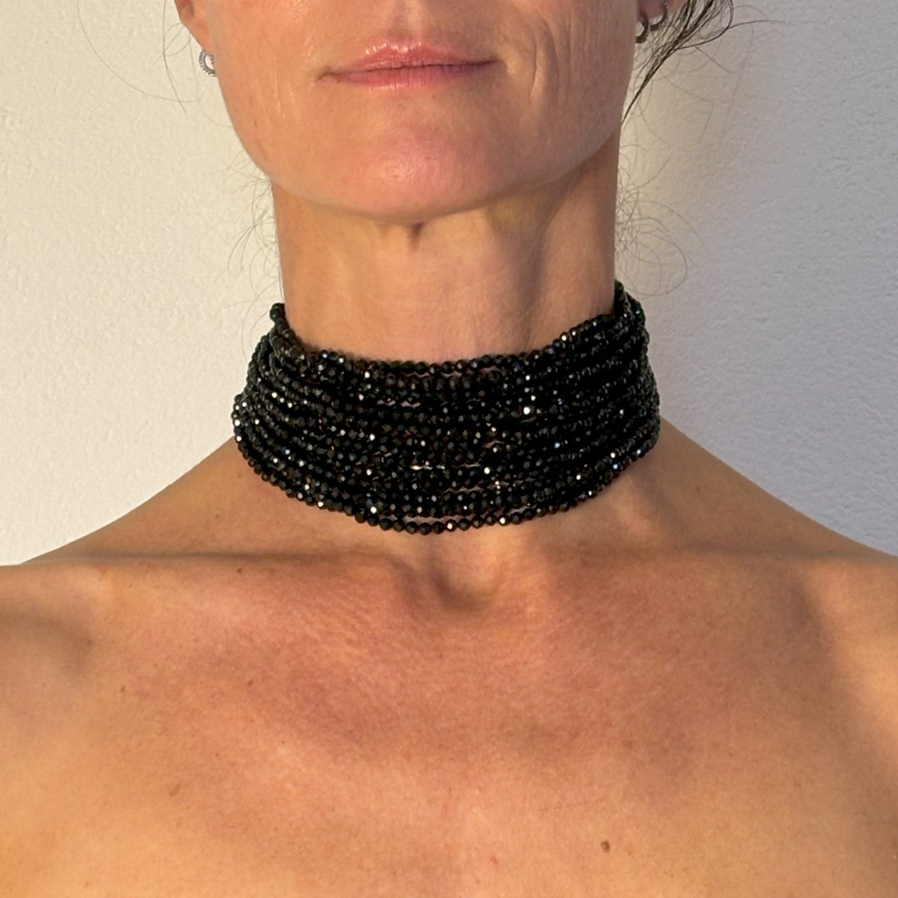 LaGnocchetta collana in spinello nero