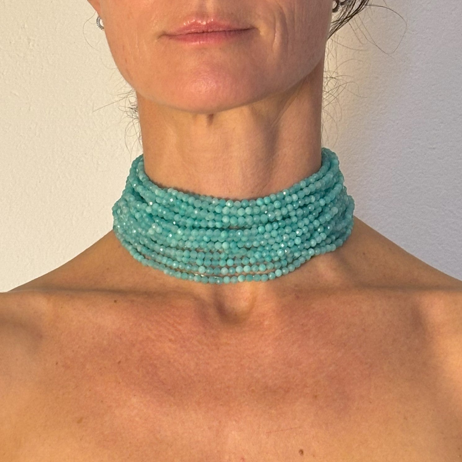 LaGnocchetta collana in amazzonite