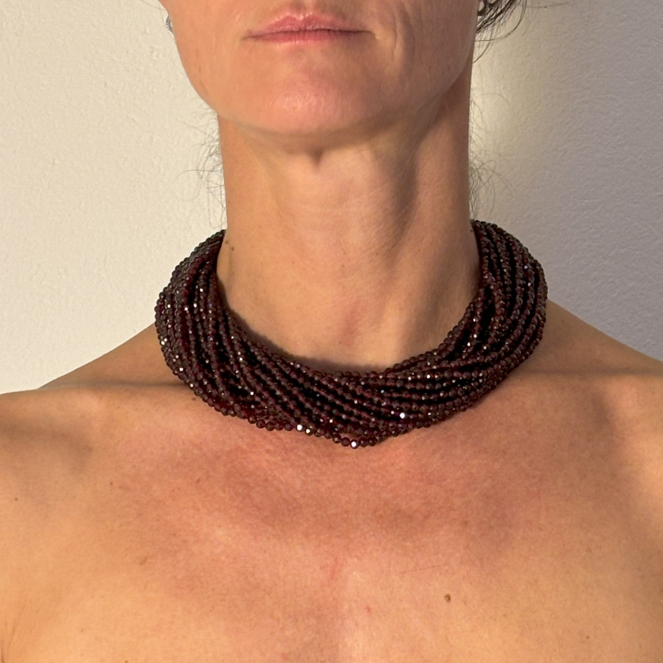 LaCate collana in granato