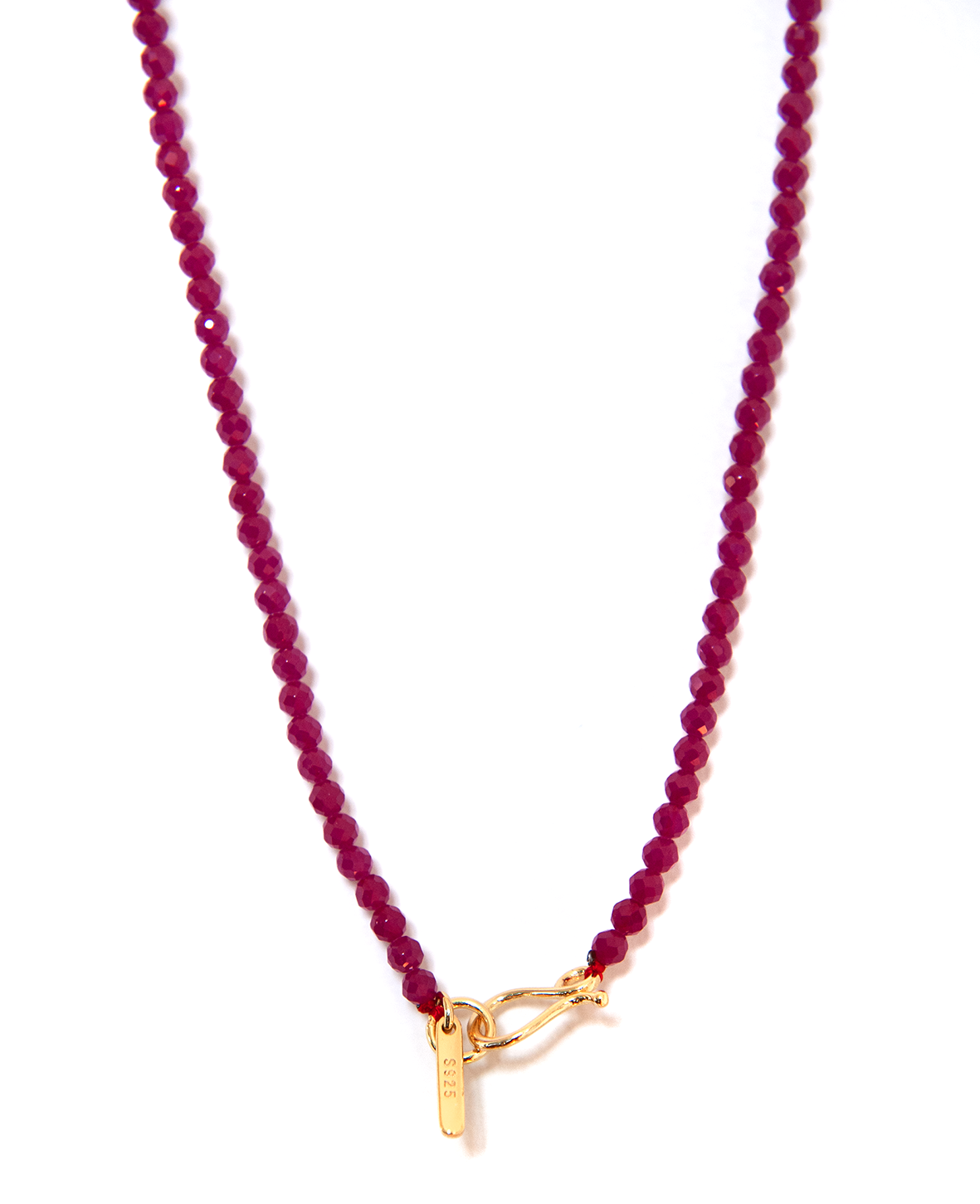 LaSissi collana in corindone fucsia
