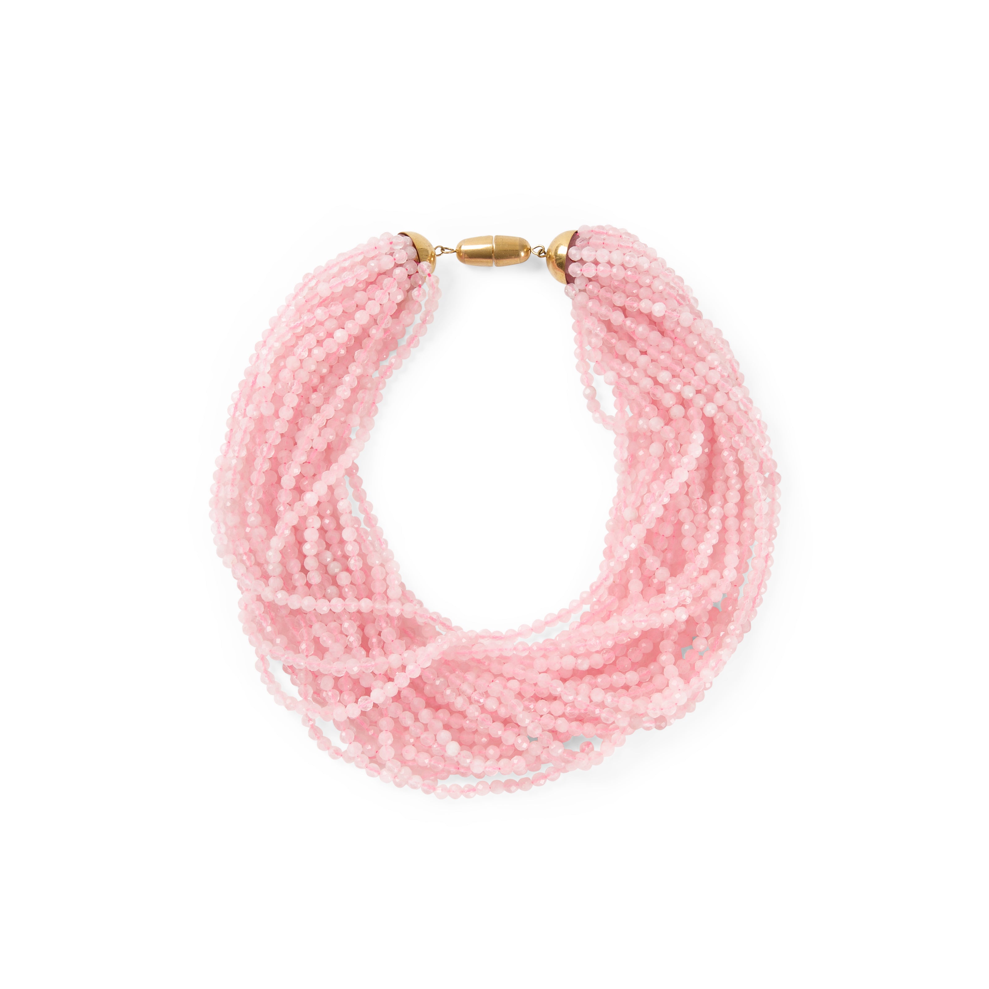 LaCate collana in quarzo strawberry