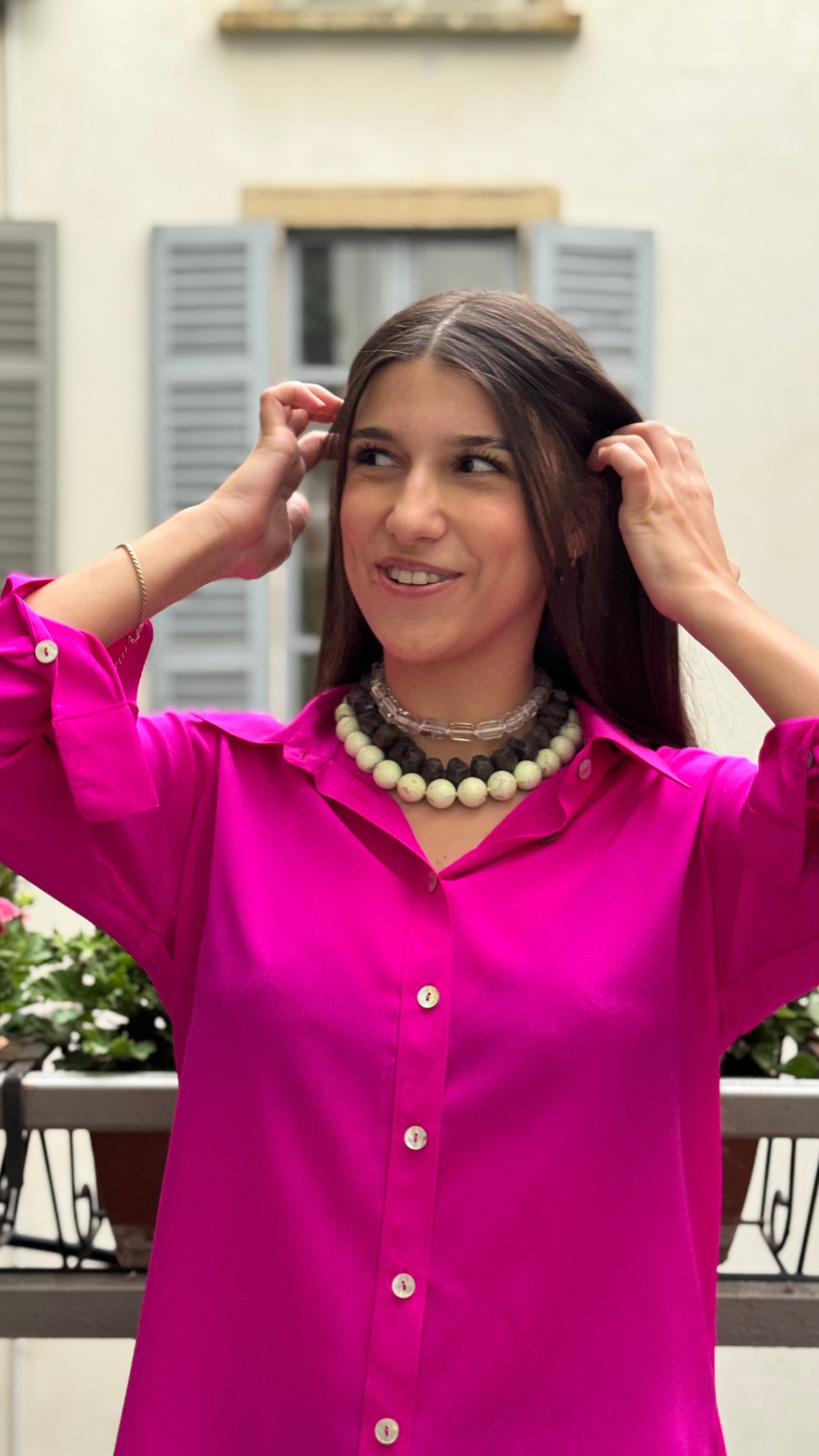 LaGina collana in lemon turquoise