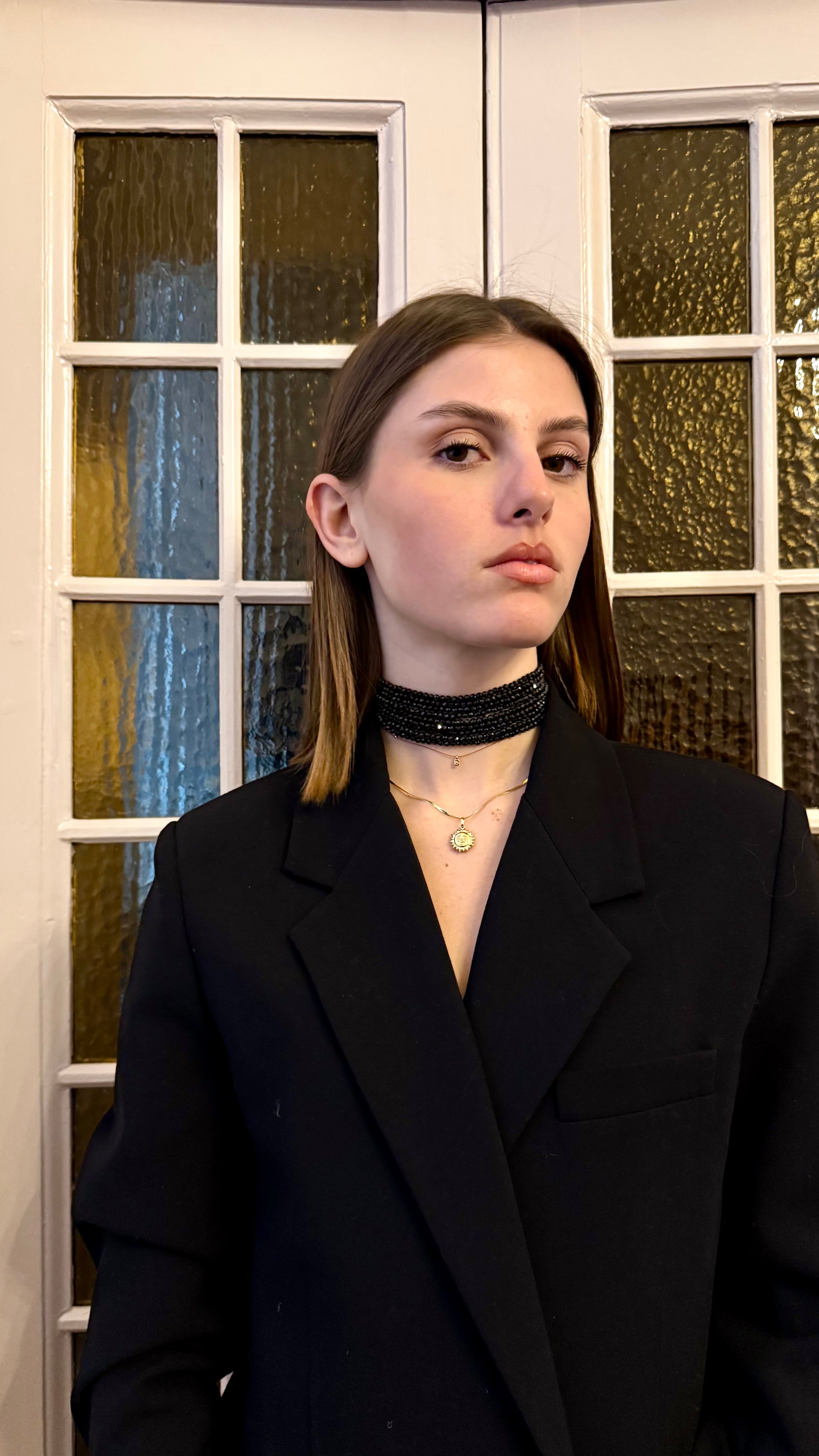 LaMiniGnocchetta collana in spinello nero