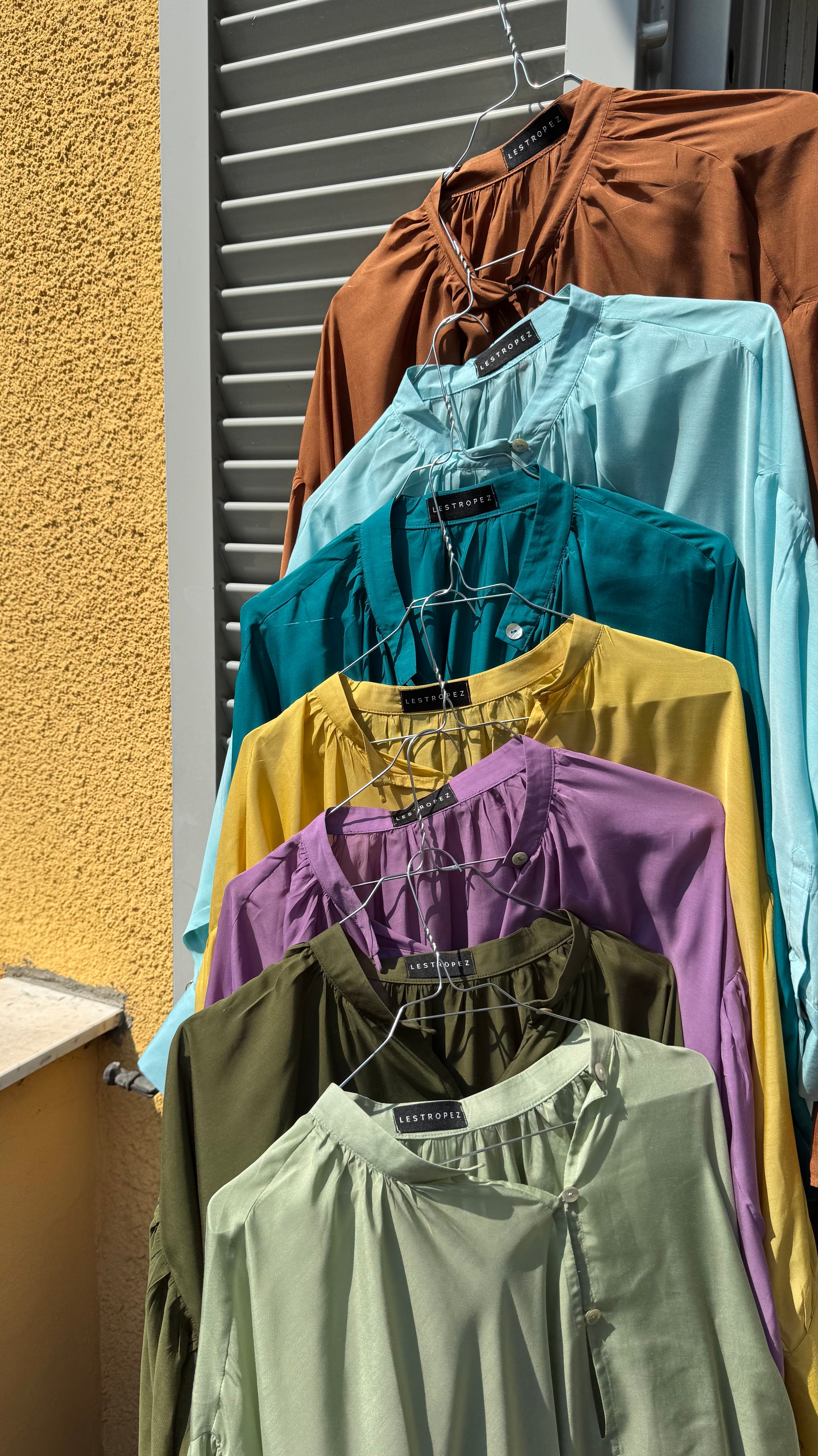 Camicia laGertrude in cotone leggero e seta