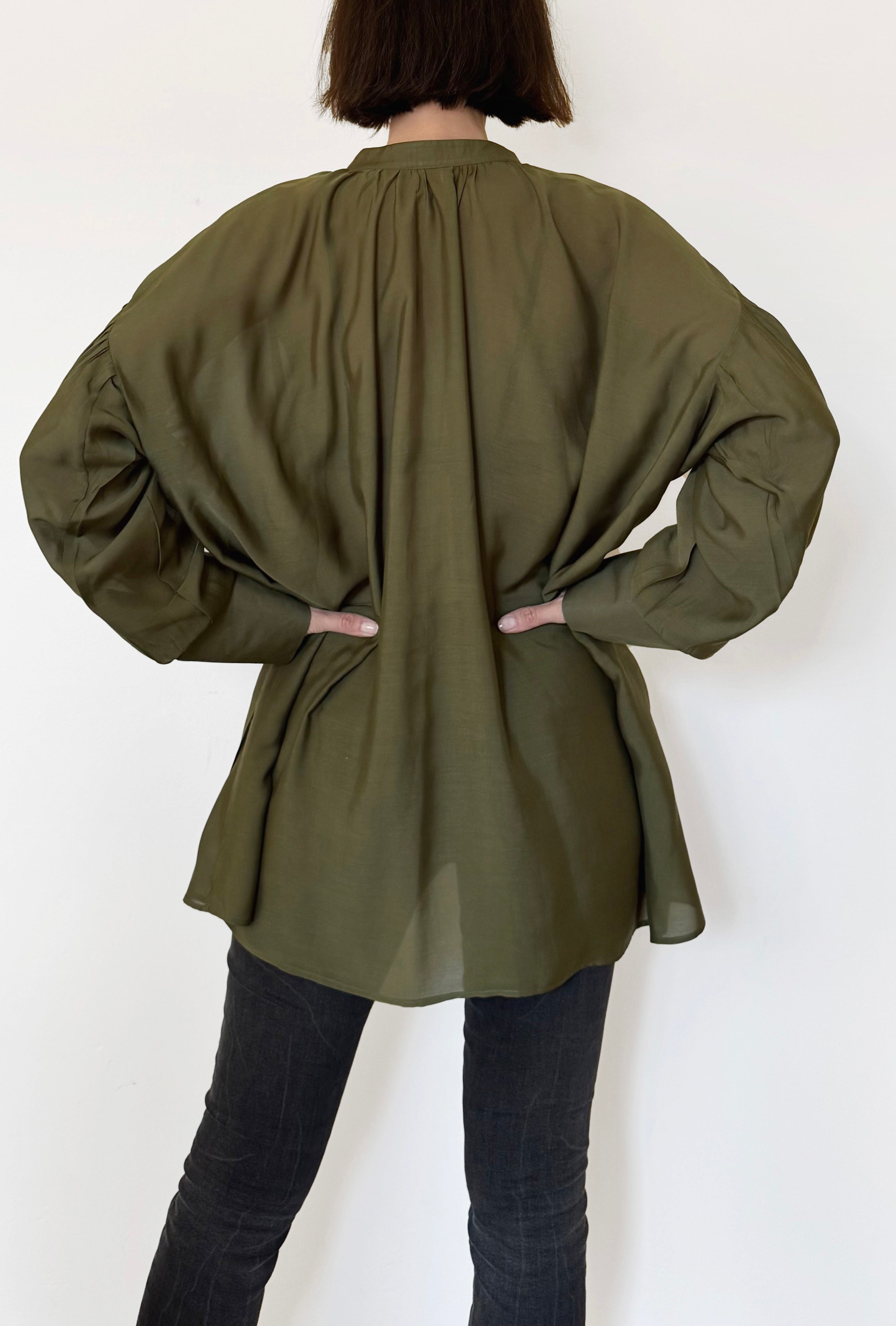 Camicia laGertrude in cotone leggero e seta