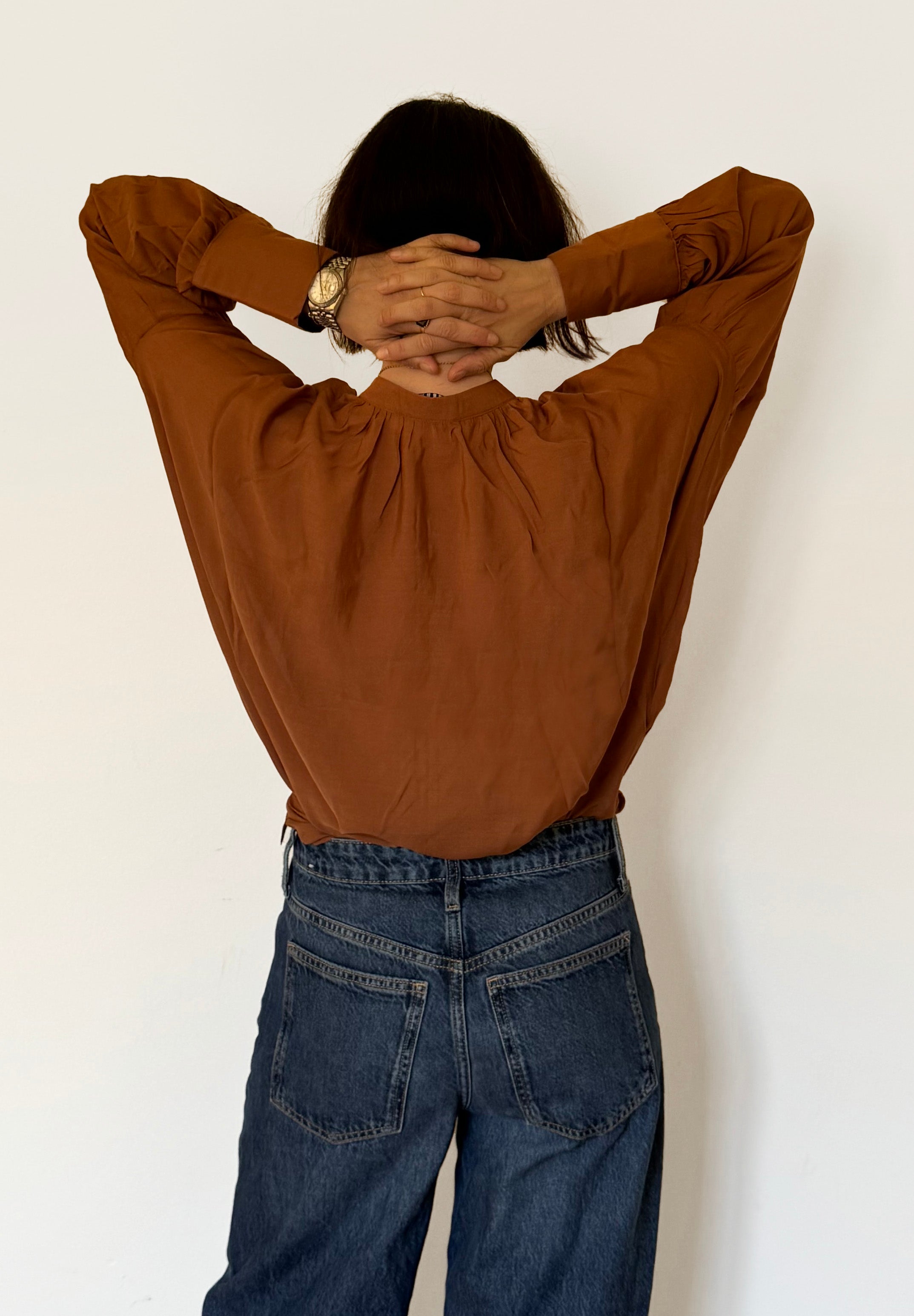 Camicia laGertrude in cotone leggero e seta