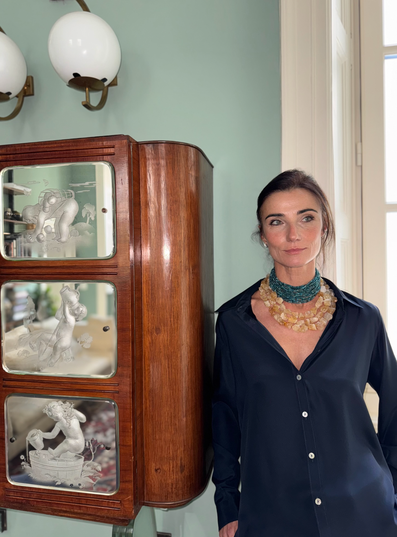 LaGnocchetta collana in apatite