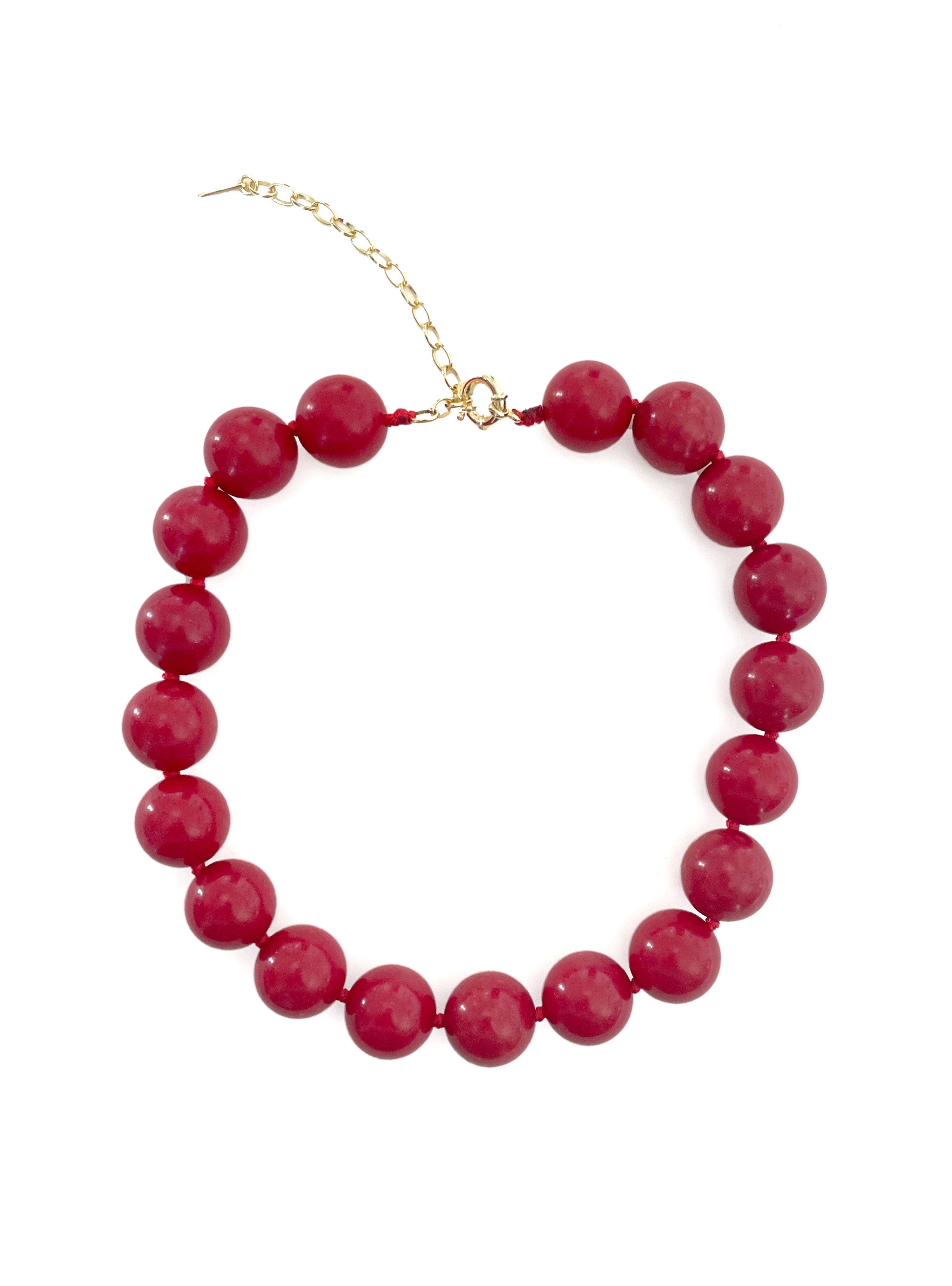 LaGina collana in bamboo coral