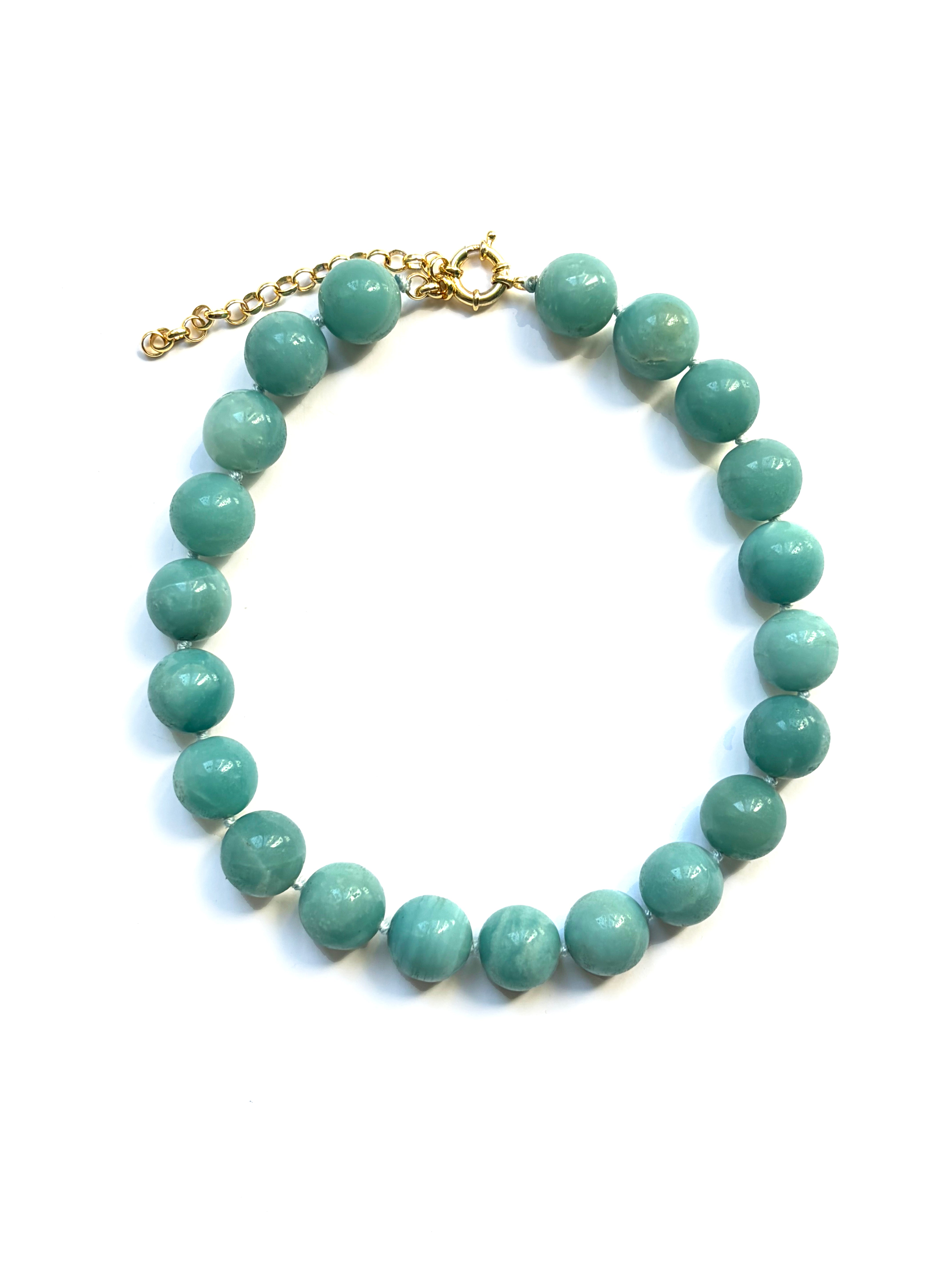 LaGina collana in amazzonite