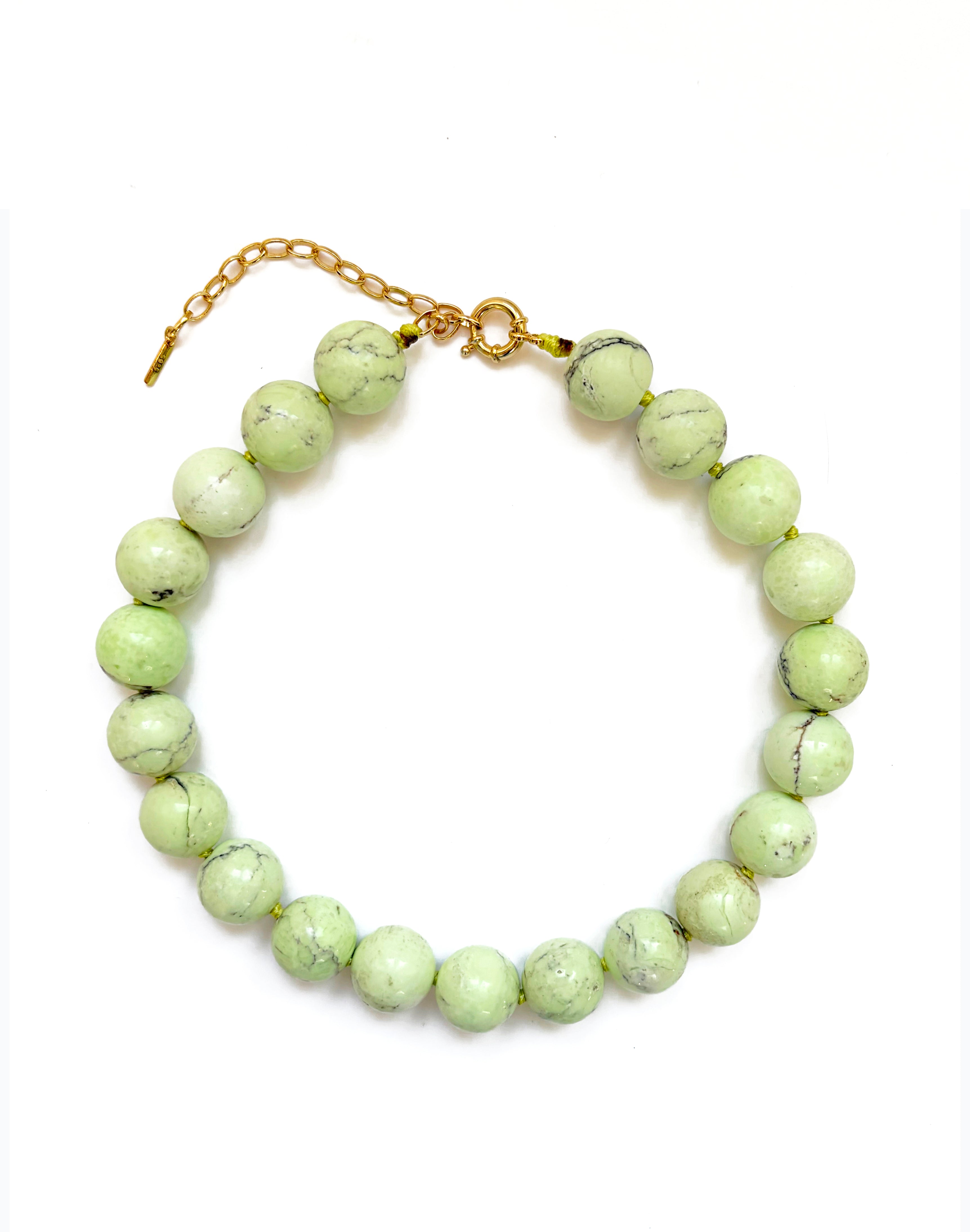 LaGina Big collana in Lemon turquoise