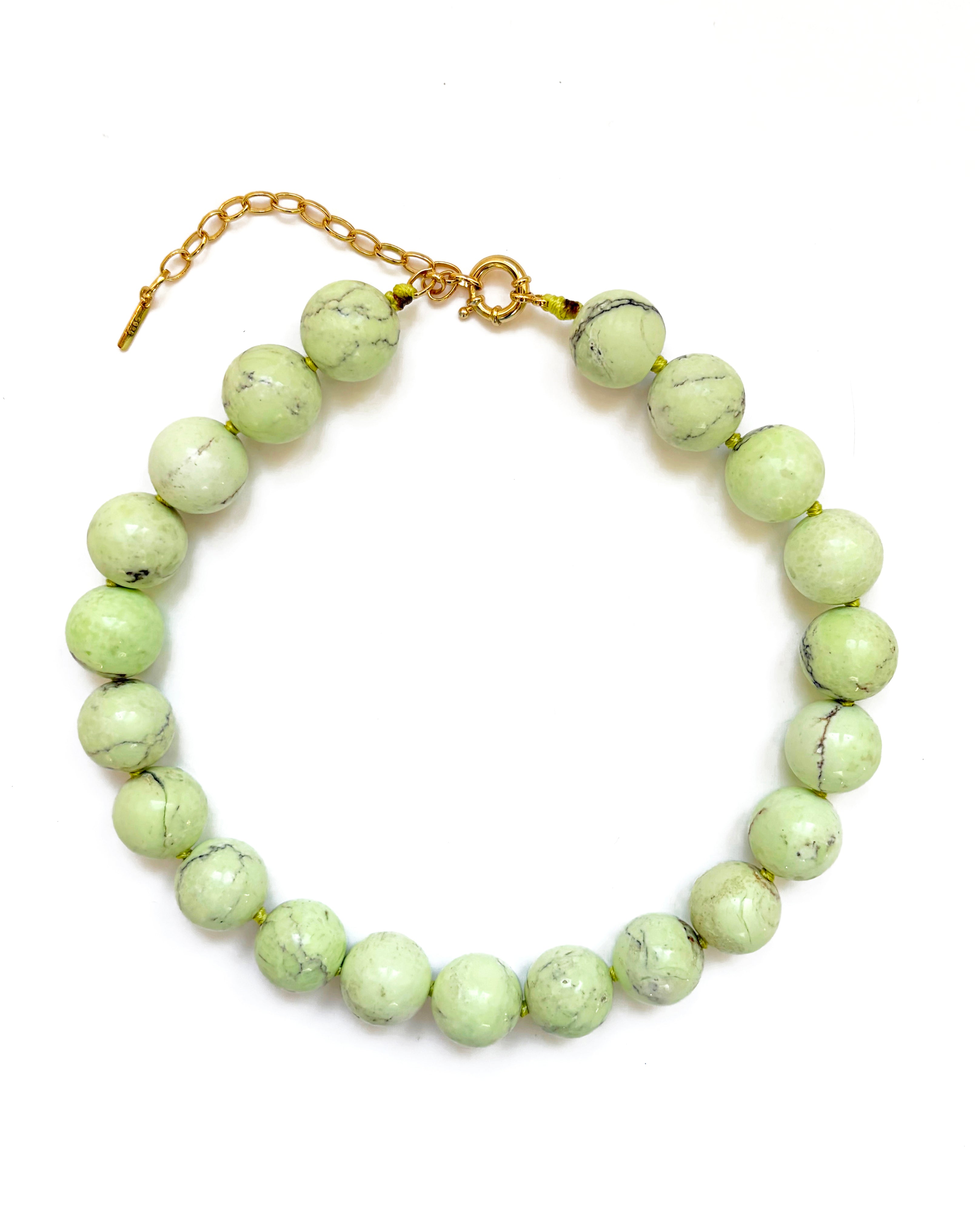 LaGina Big collana in Lemon turquoise