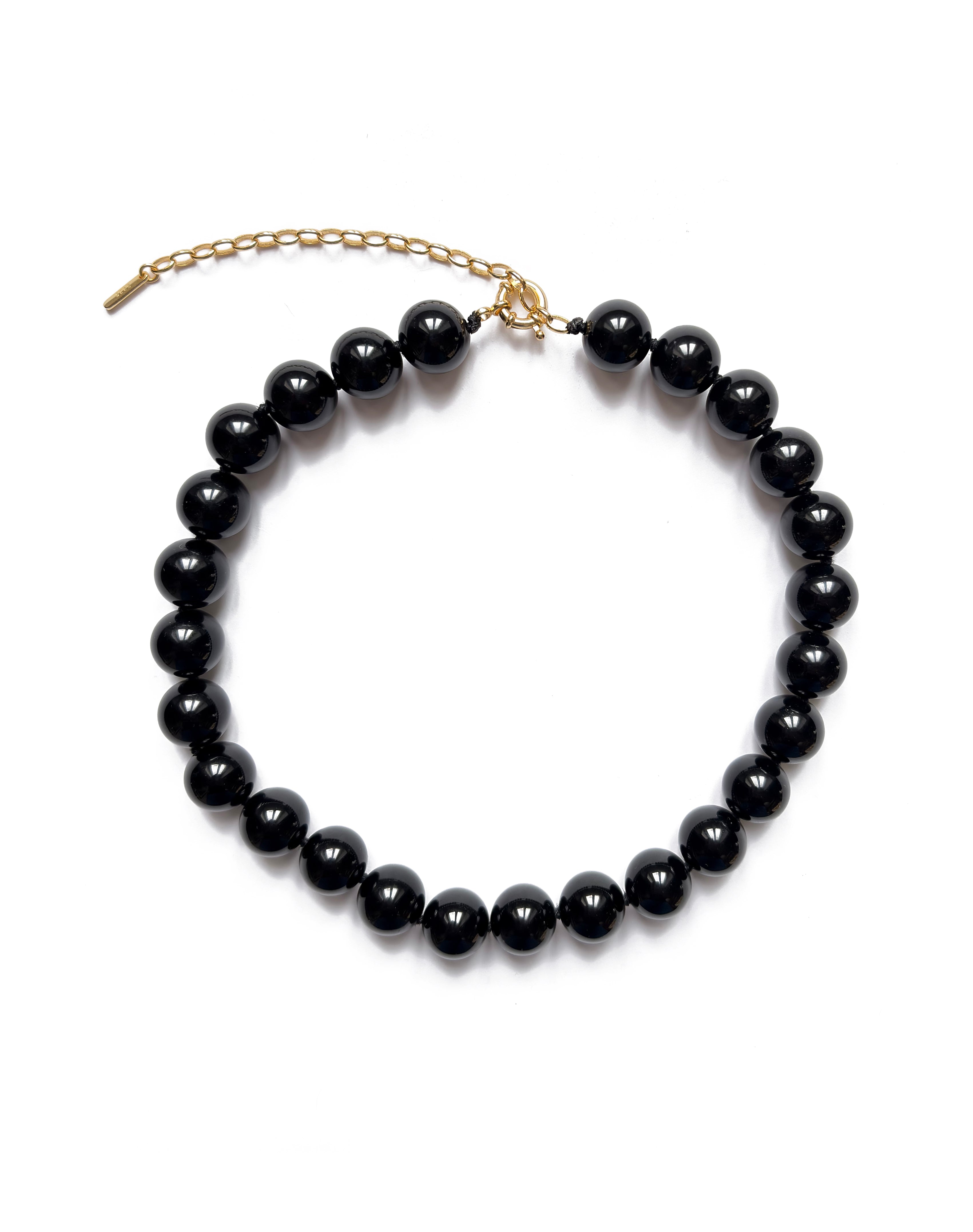 LaGina collana in agata nera