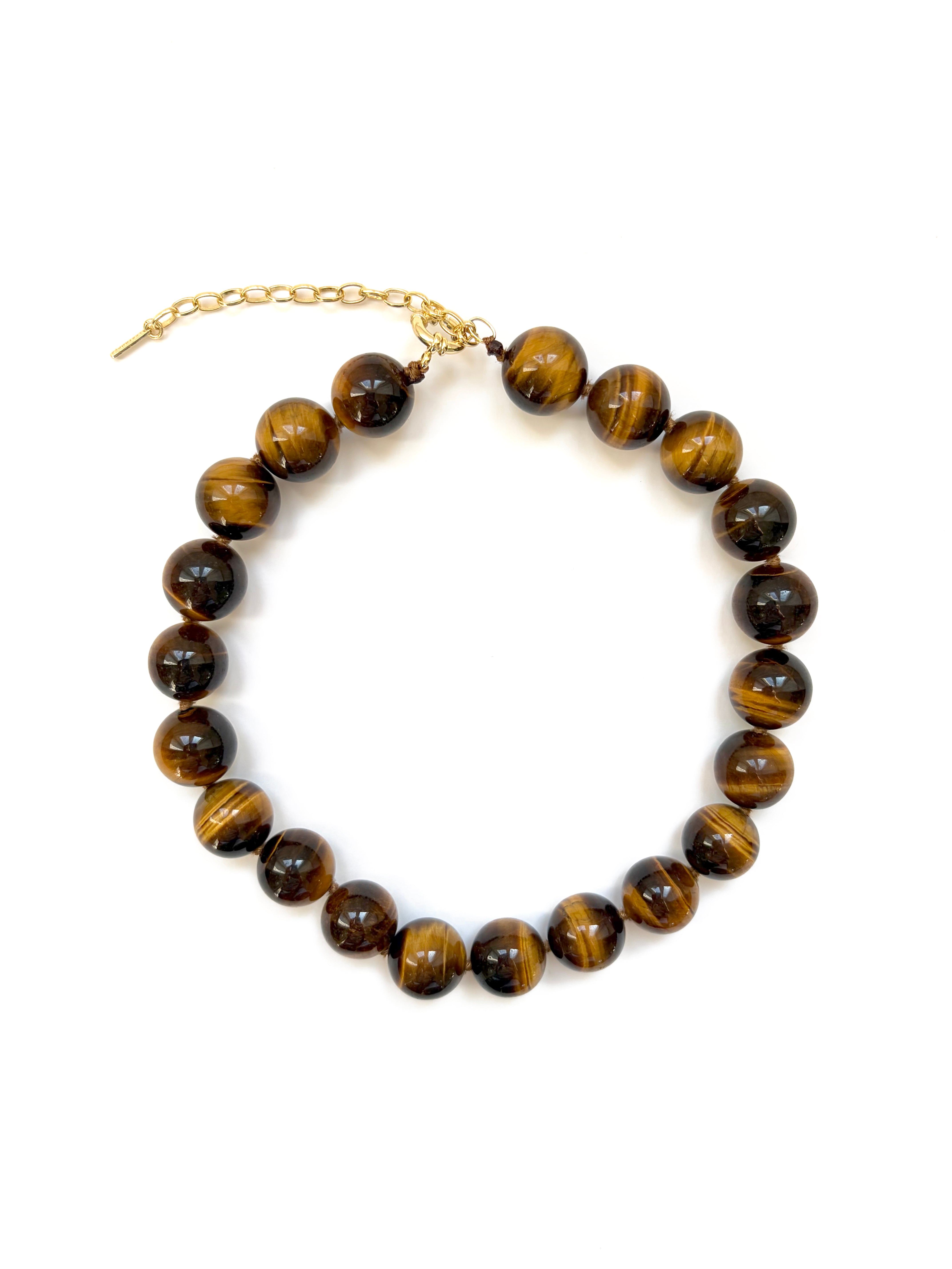 LaGina collana in occhio di tigre