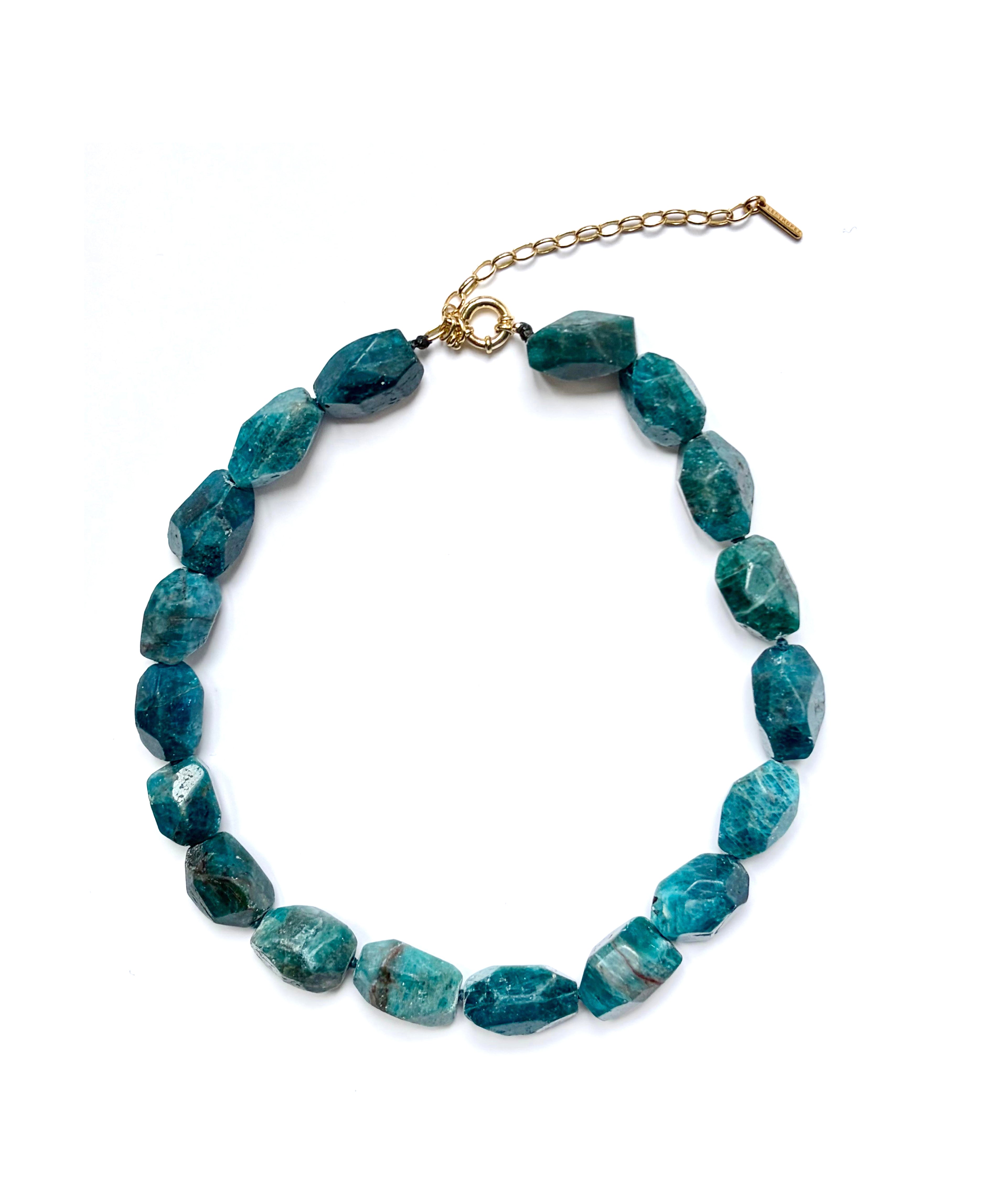 LaMina collana in apatite turchese