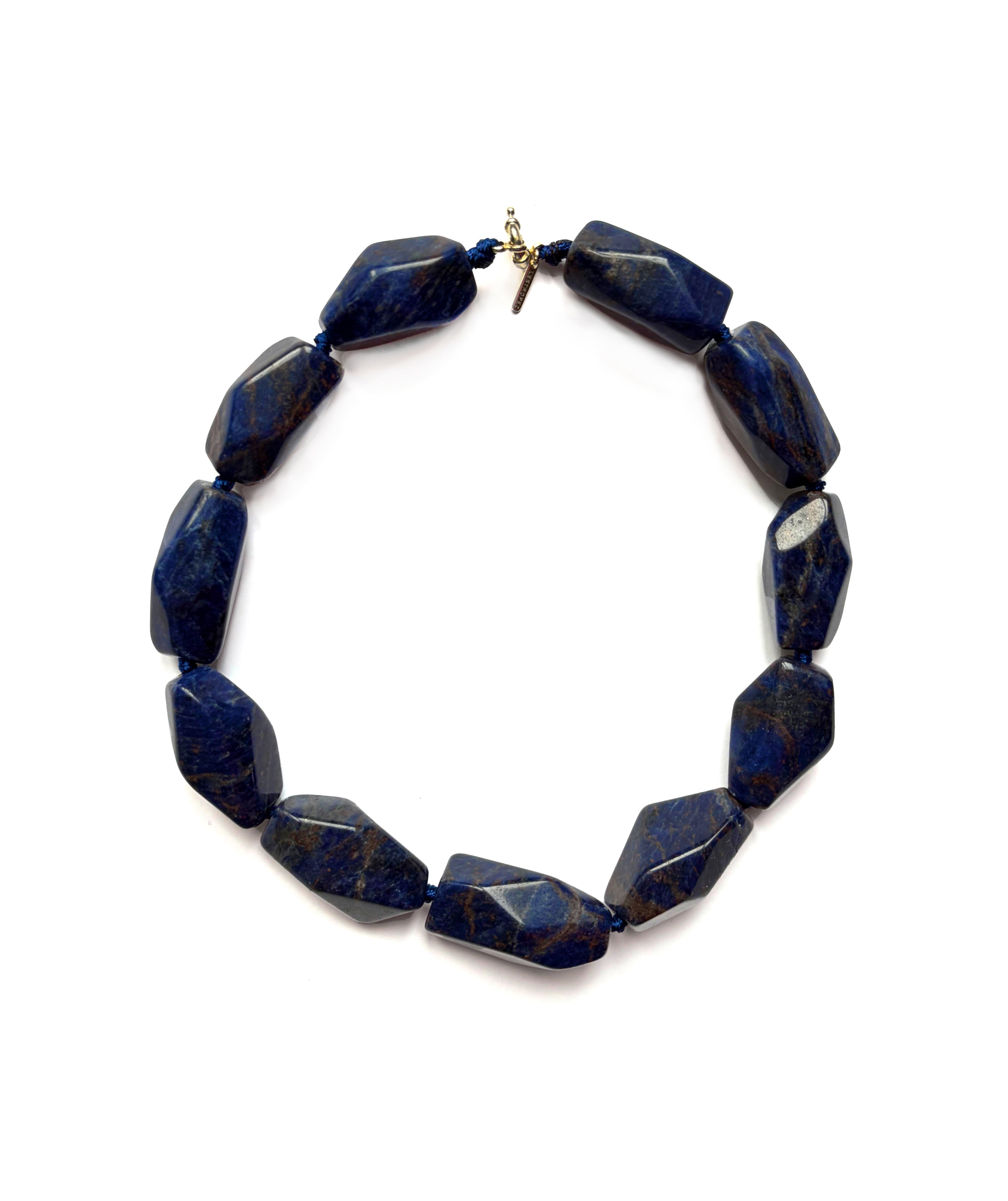 LaMina collana in sodalite blu